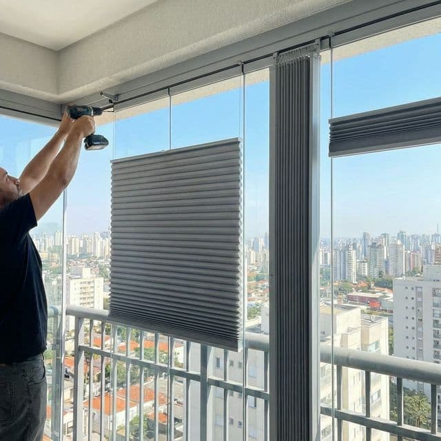 Cam Balkon Perdesi (Plise) montajı