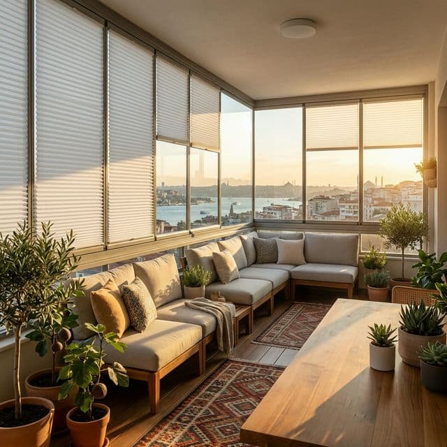 Cam balkon perdesi